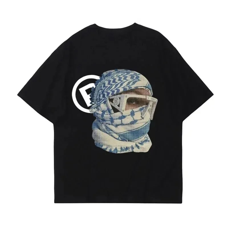 Summer Classic Y2K Gothic Style T-shirt Print Oversized T Shirt High Street Shirts Round Neck Cotton Tops Mens Women T Shirt Tee