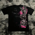 Classic Y2K Gothic Style T-shirt Print Oversized T Shirt High Street Shirts Gothic Round Neck Cotton Tops New Mens Women T Shirt