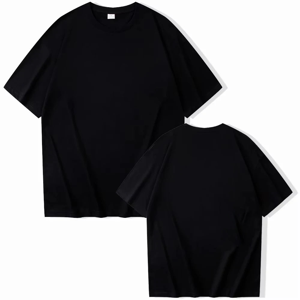 Classic Y2K Gothic Style T-shirt Print Oversized T Shirt High Street Shirts Gothic Round Neck Cotton Tops New Men Women T Shirt