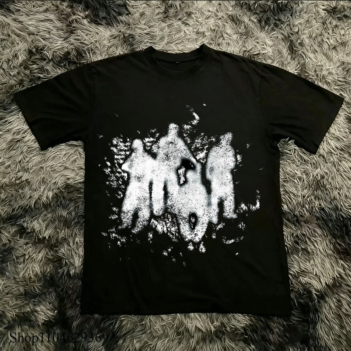 Classic Y2K Gothic Style High Street T-shirt Print Oversized T Shirt Harajuku Round Neck Cotton Tops 2026 Summer Men Women Tops