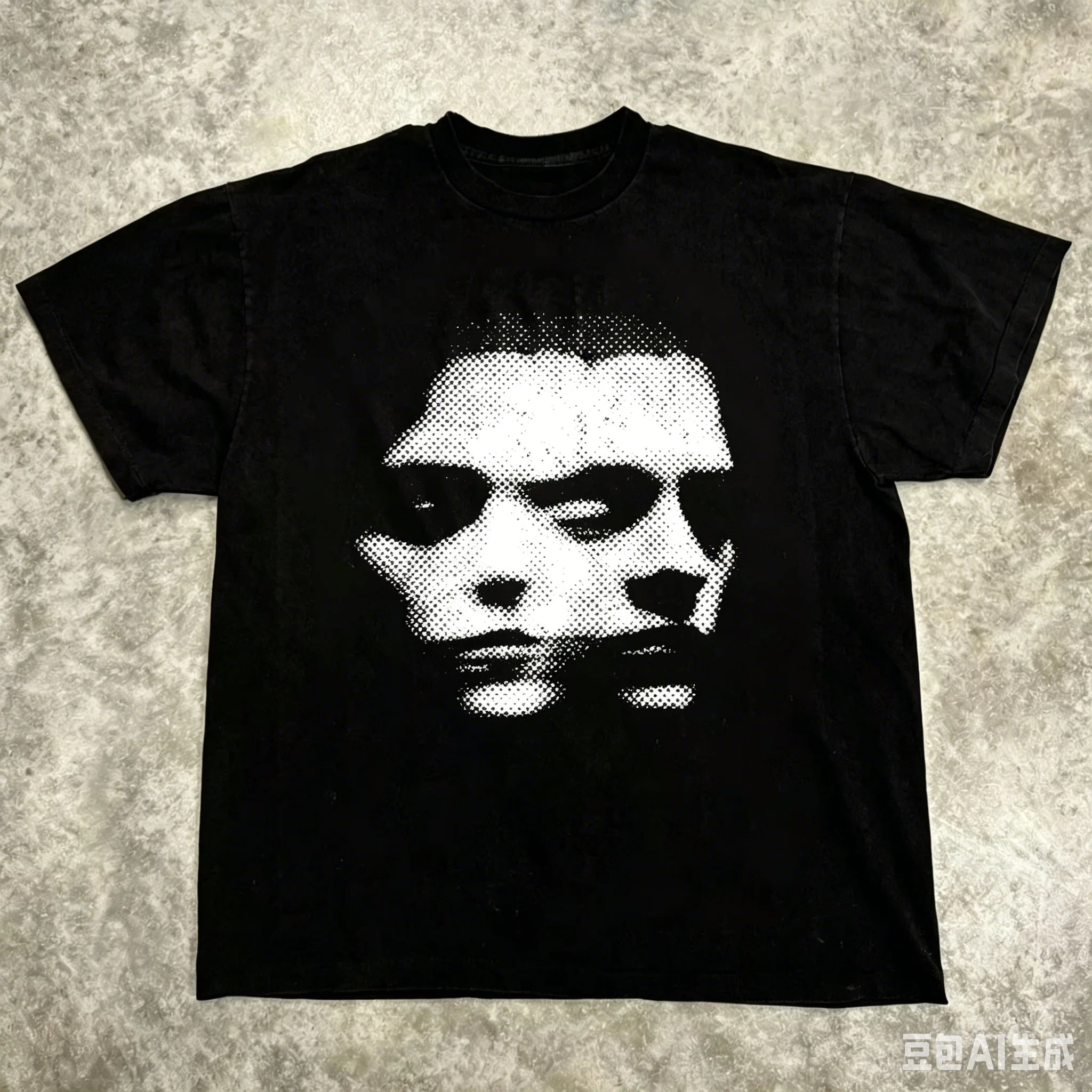 Summer Classic Y2K Gothic Style T-shirt Print Oversized T Shirt High Street Shirts Round Neck Cotton Tops Mens Women T Shirt Tee