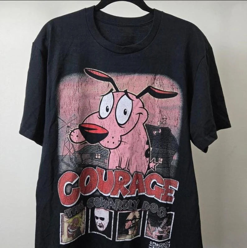 Summer Classic Y2K Gothic Style T-shirt Print Oversized T Shirt High Street Shirts Round Neck Cotton Tops Mens Women T Shirt Tee
